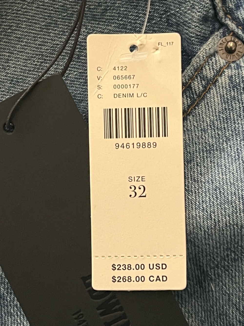 NWT Edwin Melly Cropped Jeans in Baxter Colourway 32 - Picture 7 of 10